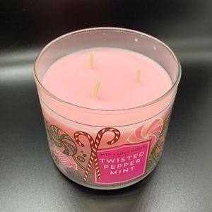 twister peppermint bath and body works candle